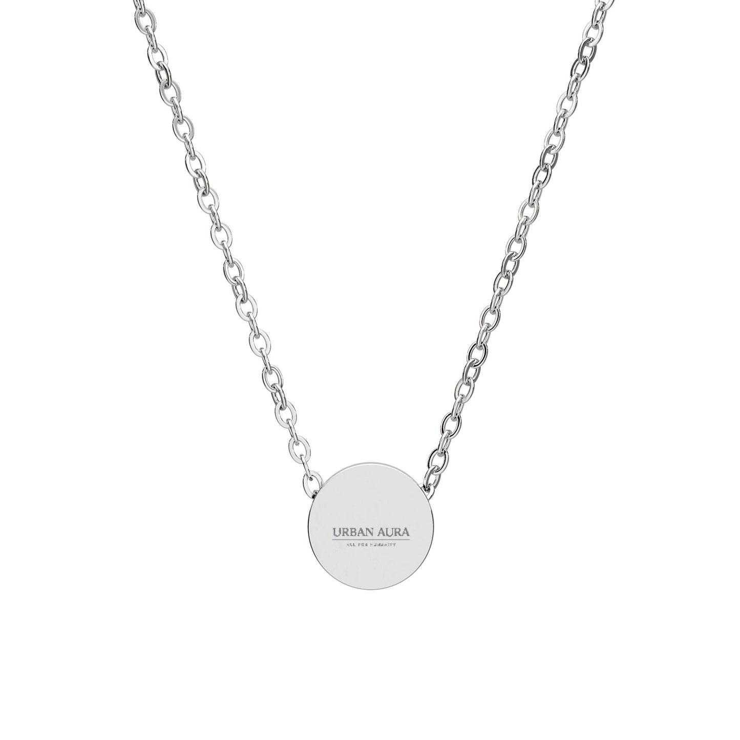 Mini Circle Necklace (Engraving)