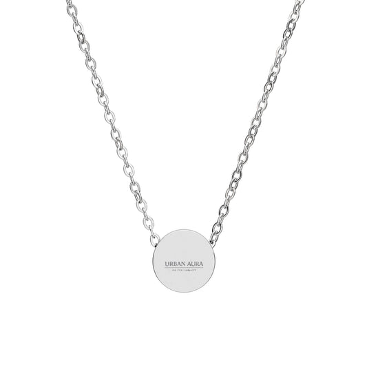 Mini Circle Necklace (Engraving)
