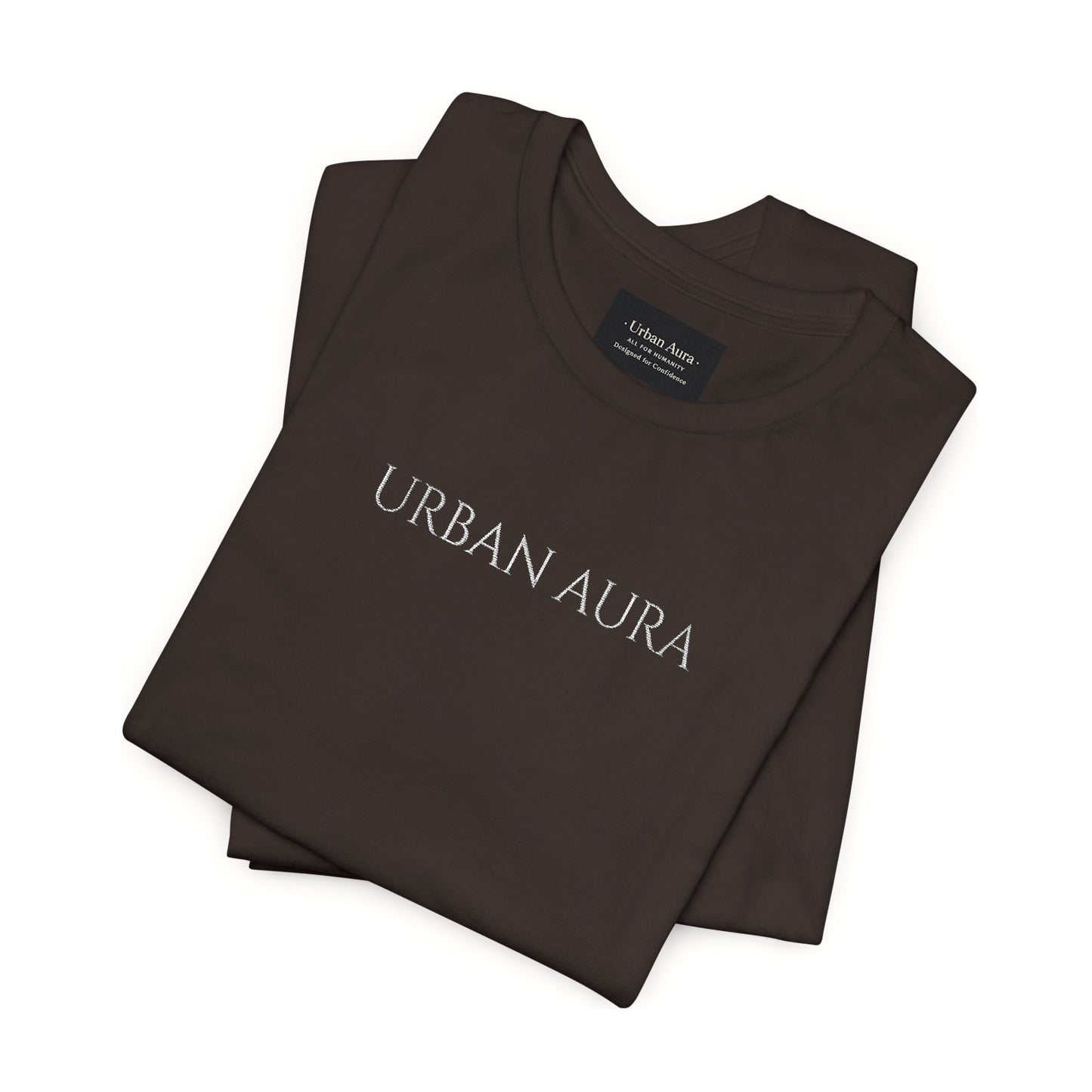 Thank You Text Tee — Minimal White Short Sleeve T-Shirt