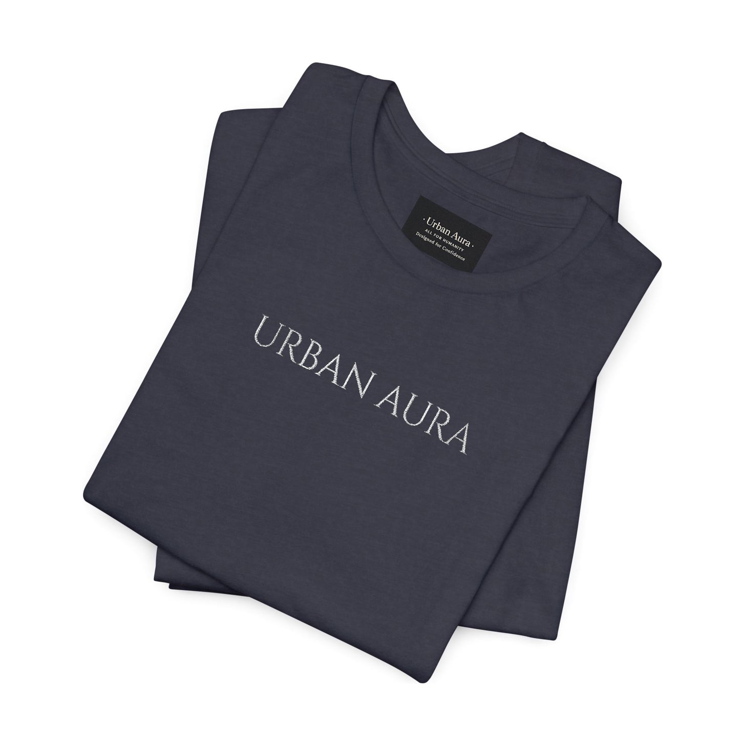 Thank You Text Tee — Minimal White Short Sleeve T-Shirt