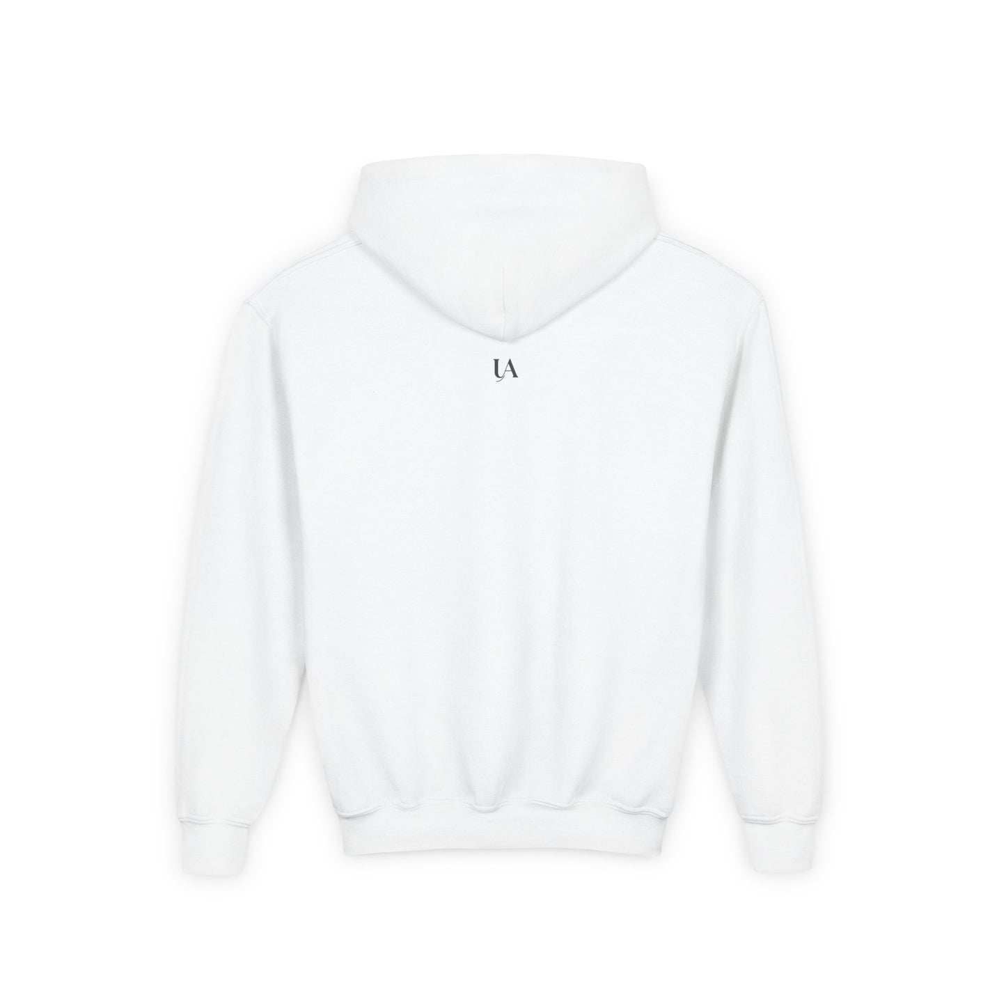 Youth Hoodie — "Urban Aura" Minimal Script Pullover