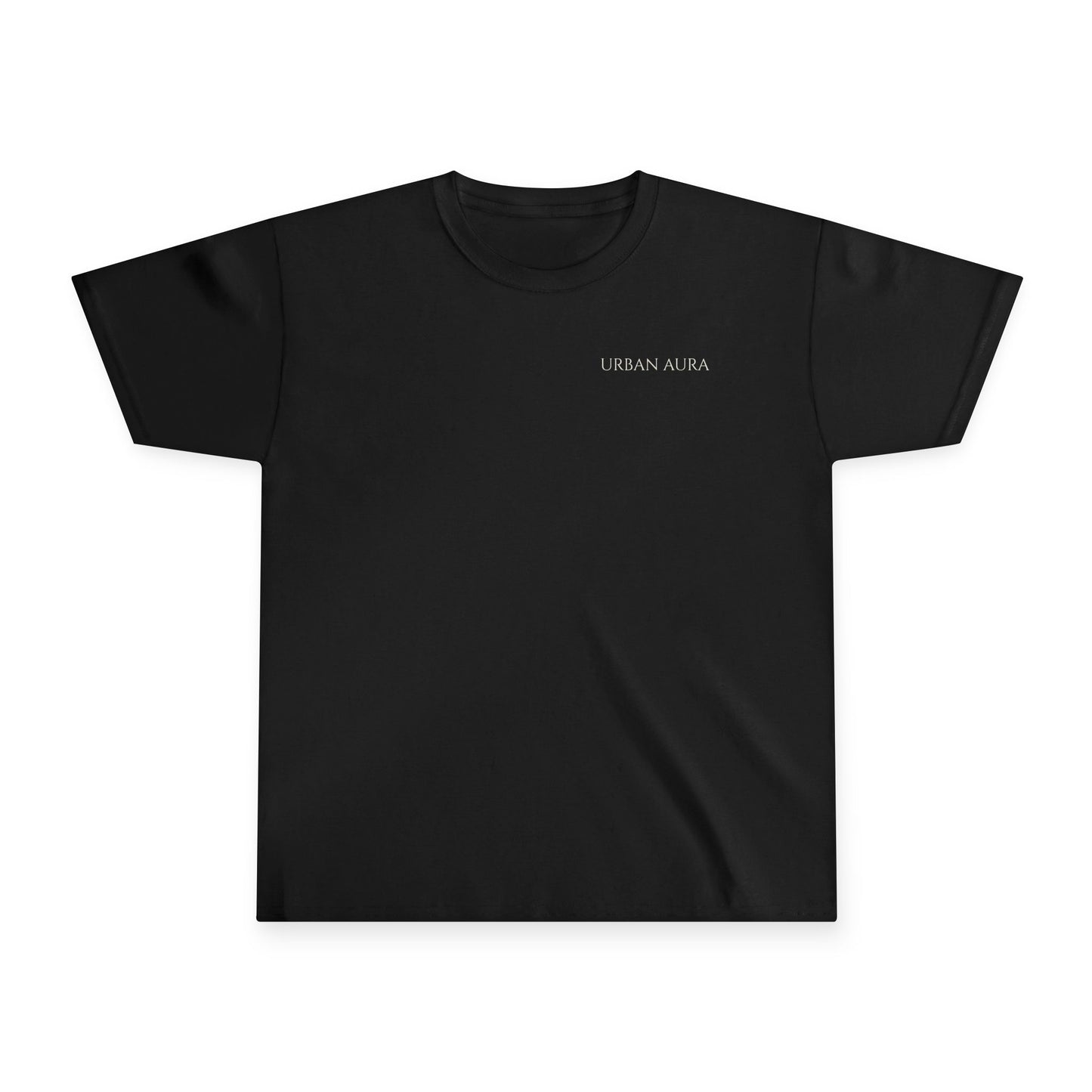 Youth Tee - 'Urban Aura' Minimalist Black Graphic Tee