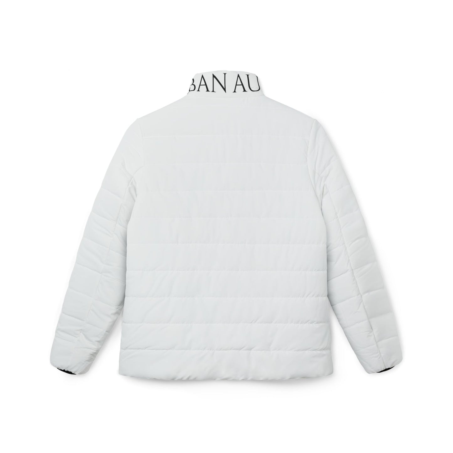 Women’s Puffer Jacket - Minimal Monogram Quilted Coat