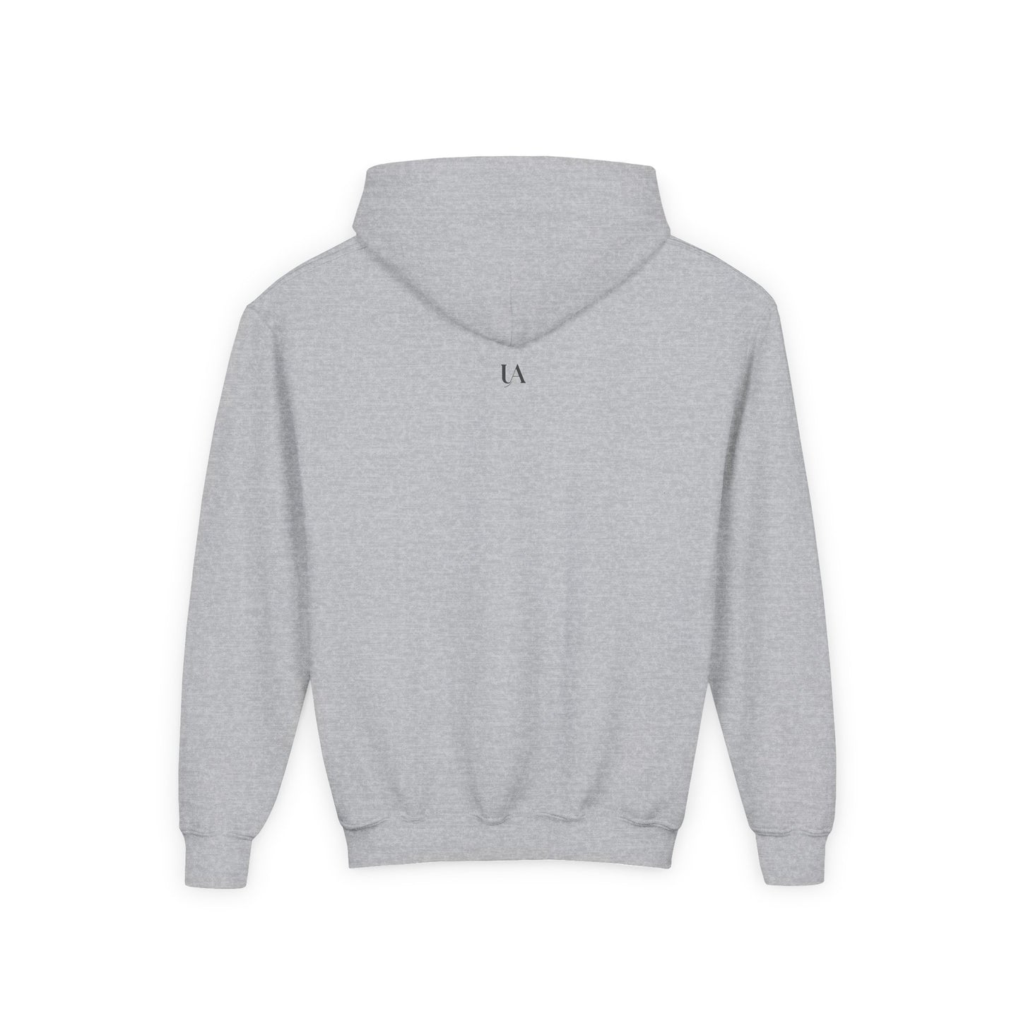Youth Hoodie — "Urban Aura" Minimal Script Pullover