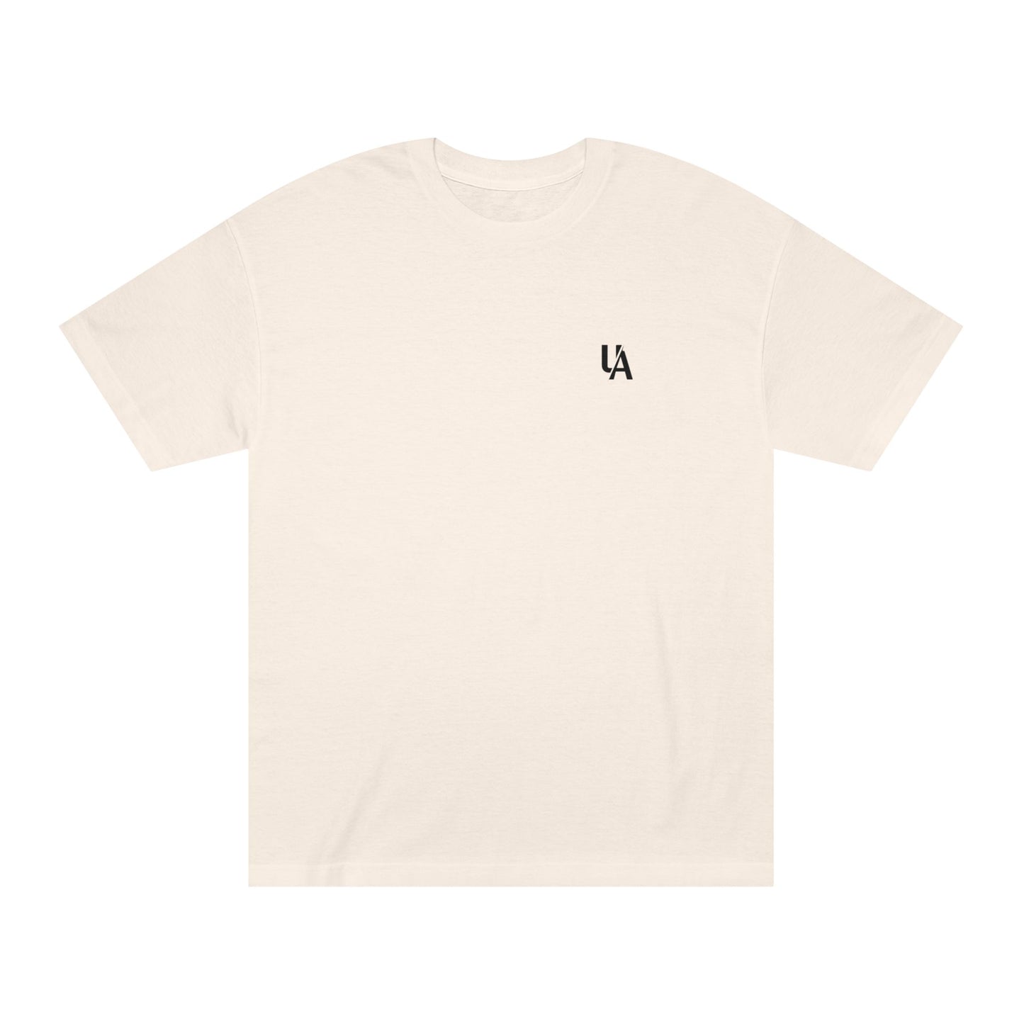 LA Minimalist Pocket T-Shirt — Small Chest Logo White Tee