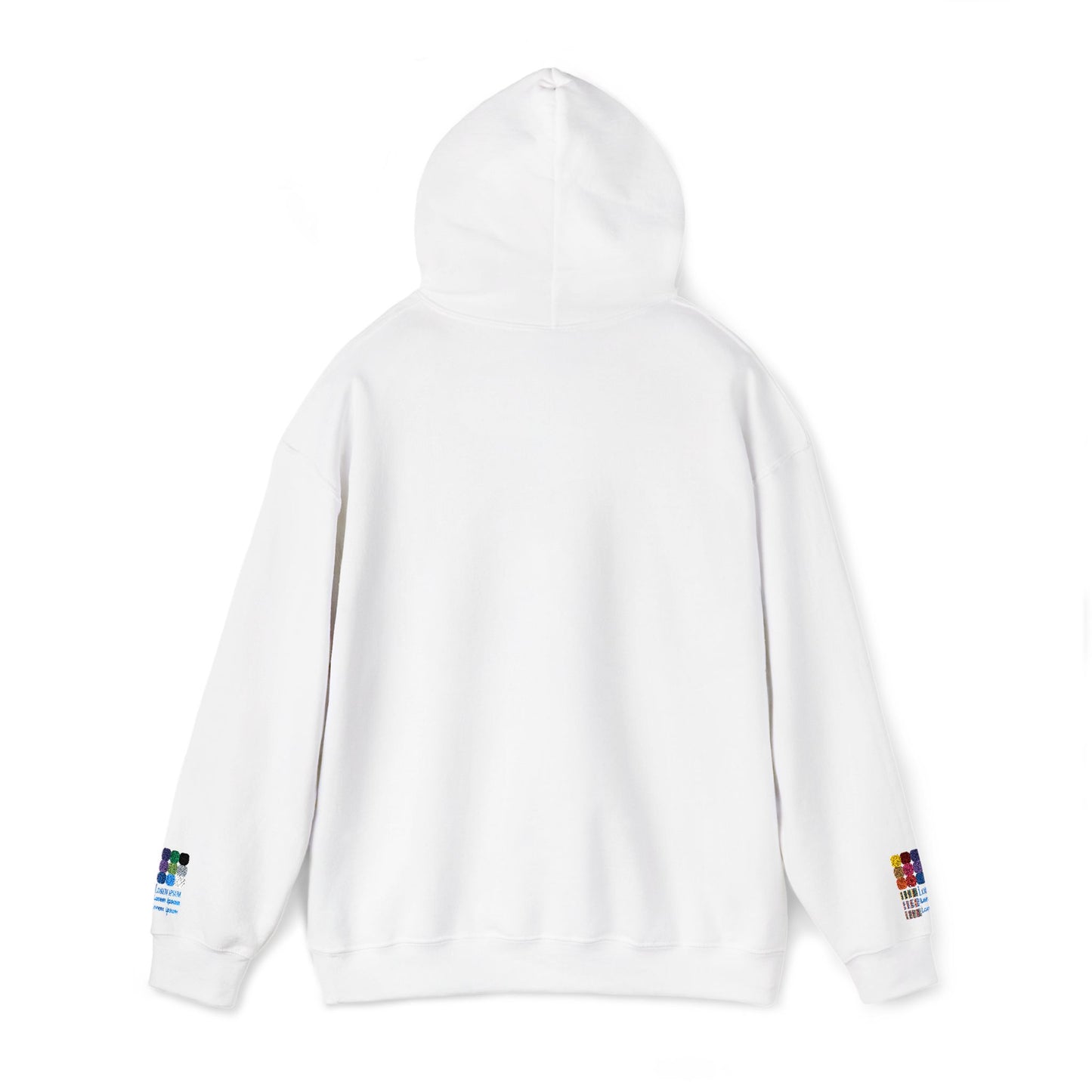Minimalist 'UA' Logo Hoodie — White Casual Pullover