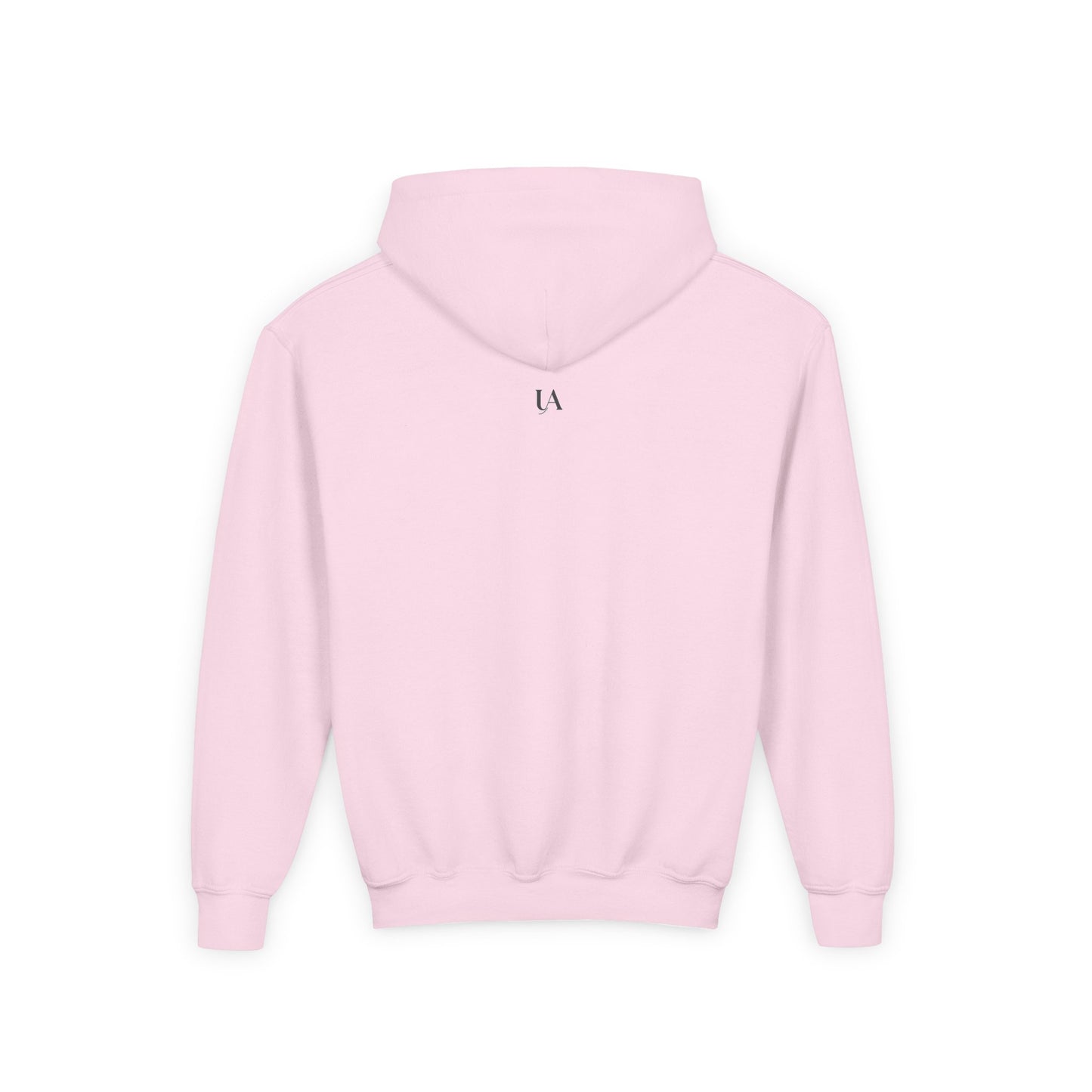 Youth Hoodie — "Urban Aura" Minimal Script Pullover