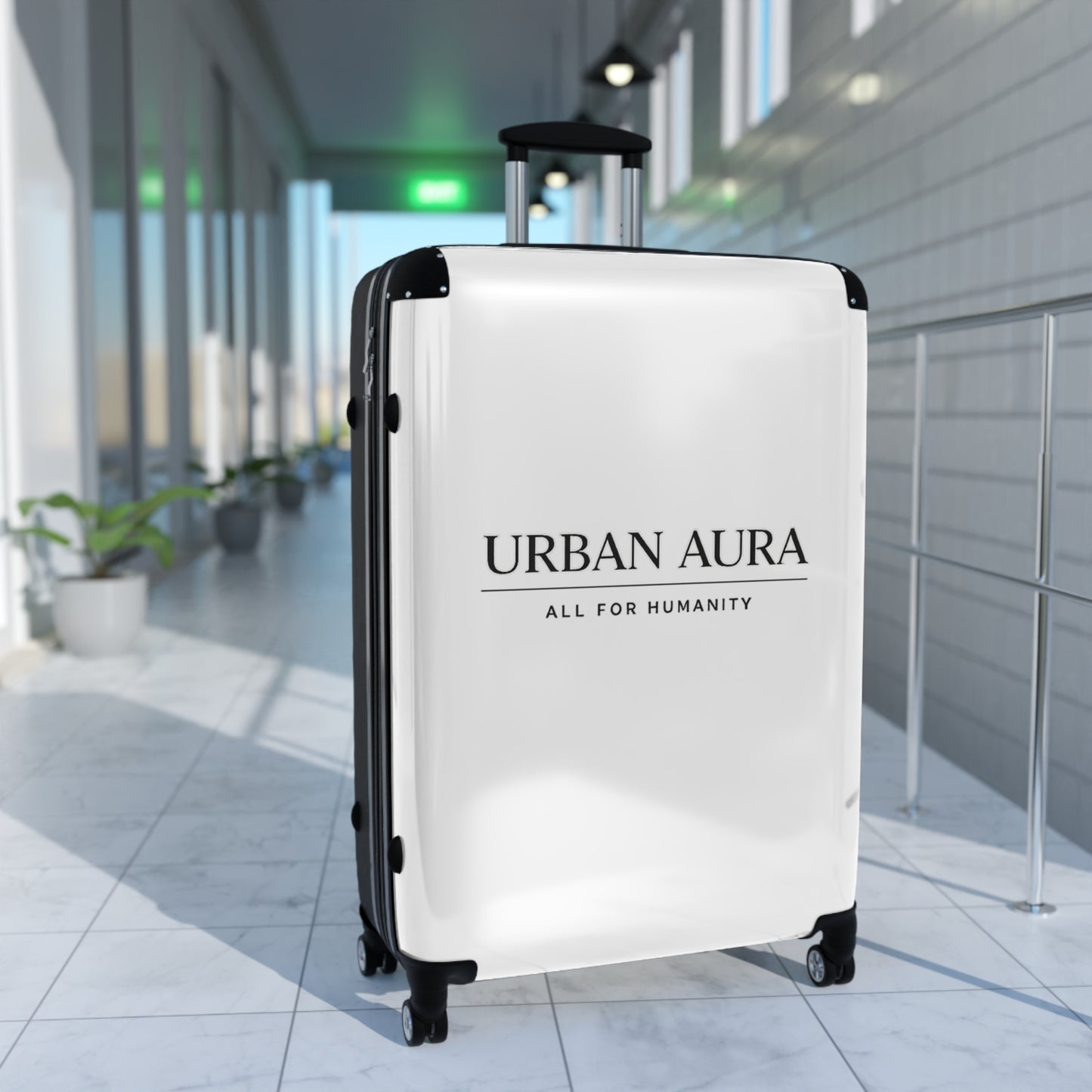 Carry-On Suitcase — Urban Aura "All For Humanity" Travel Luggage
