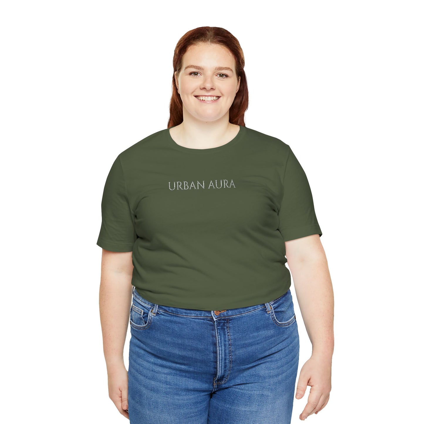 Thank You Text Tee — Minimal White Short Sleeve T-Shirt