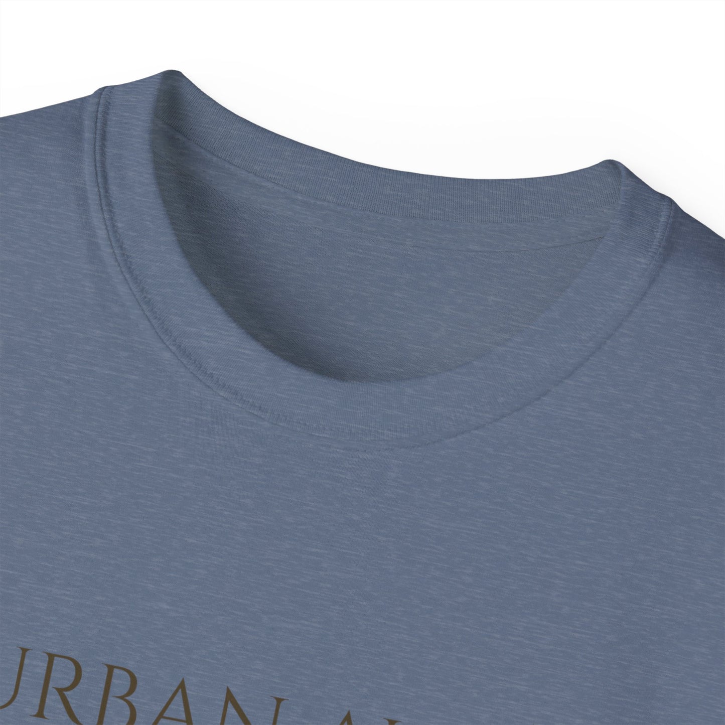Urban Aura Minimalist Graphic Tee — 'URBAN AURA' Text Shirt