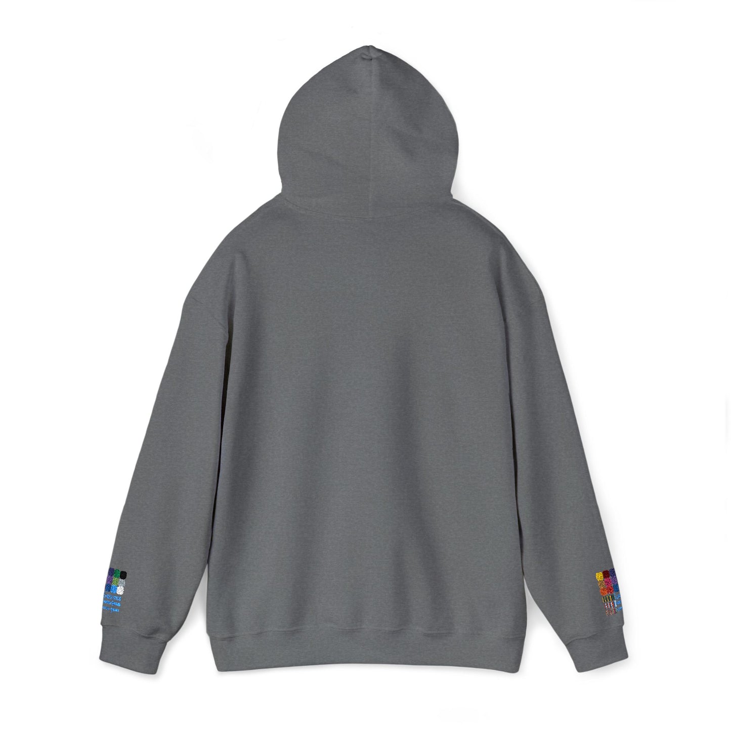 Minimalist 'UA' Logo Hoodie — White Casual Pullover