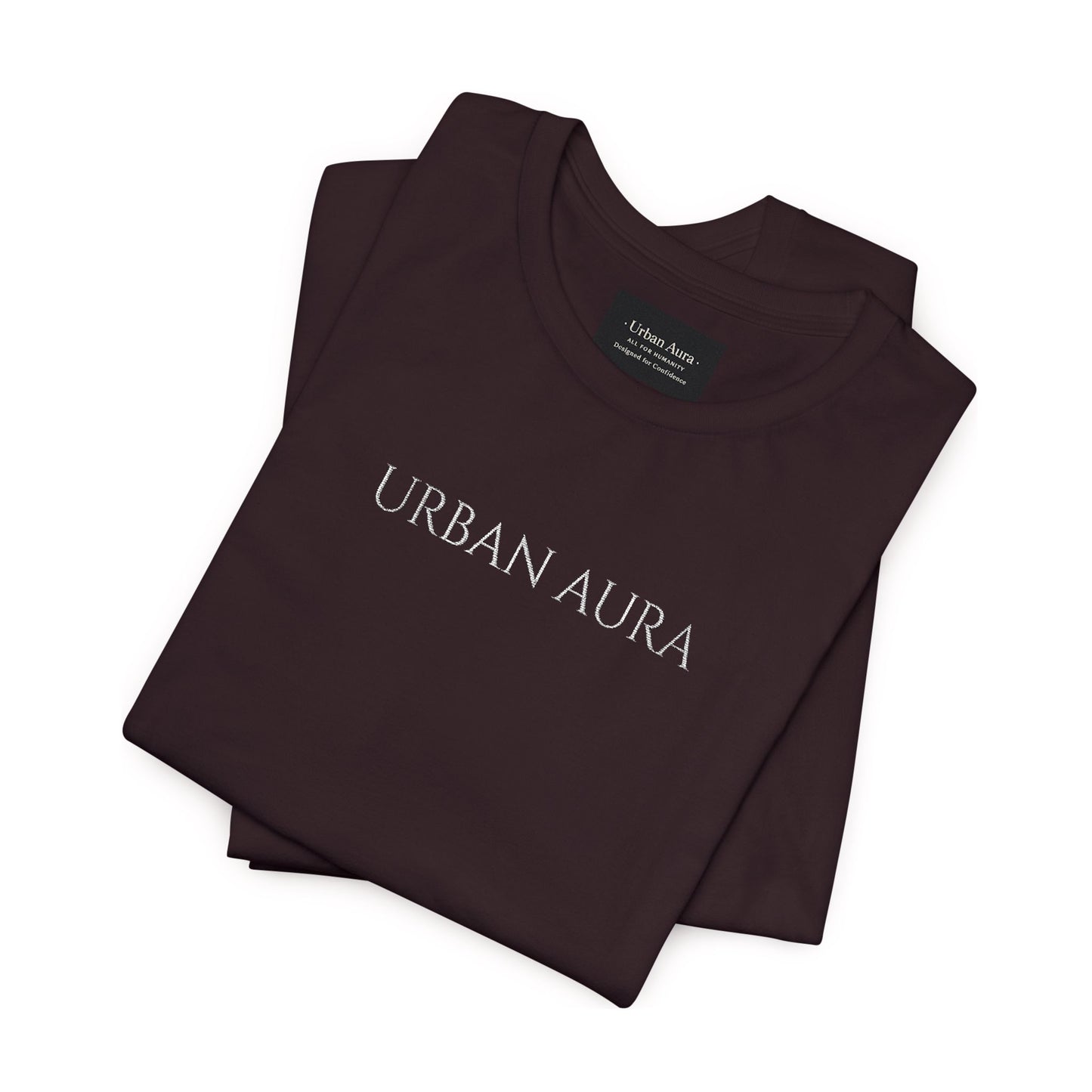 Thank You Text Tee — Minimal White Short Sleeve T-Shirt