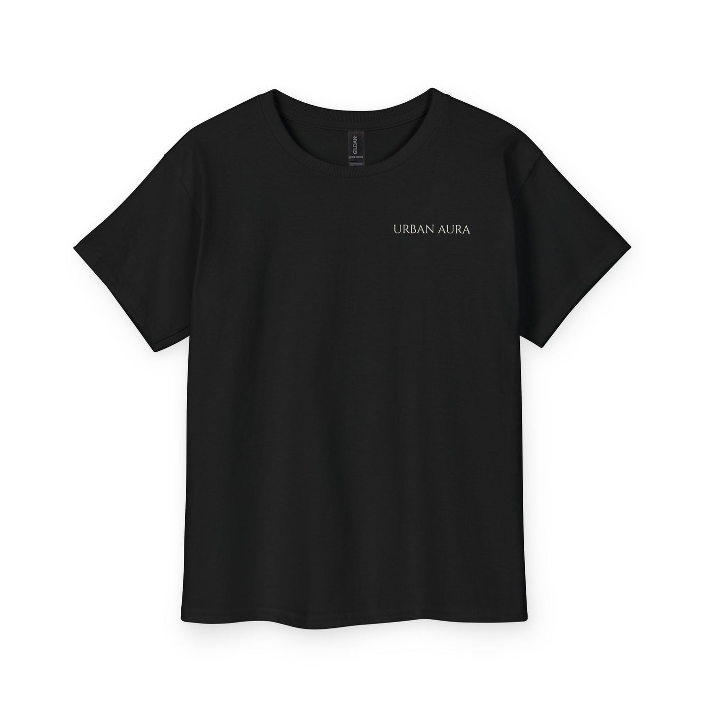 Youth Tee - 'Urban Aura' Minimalist Black Graphic Tee