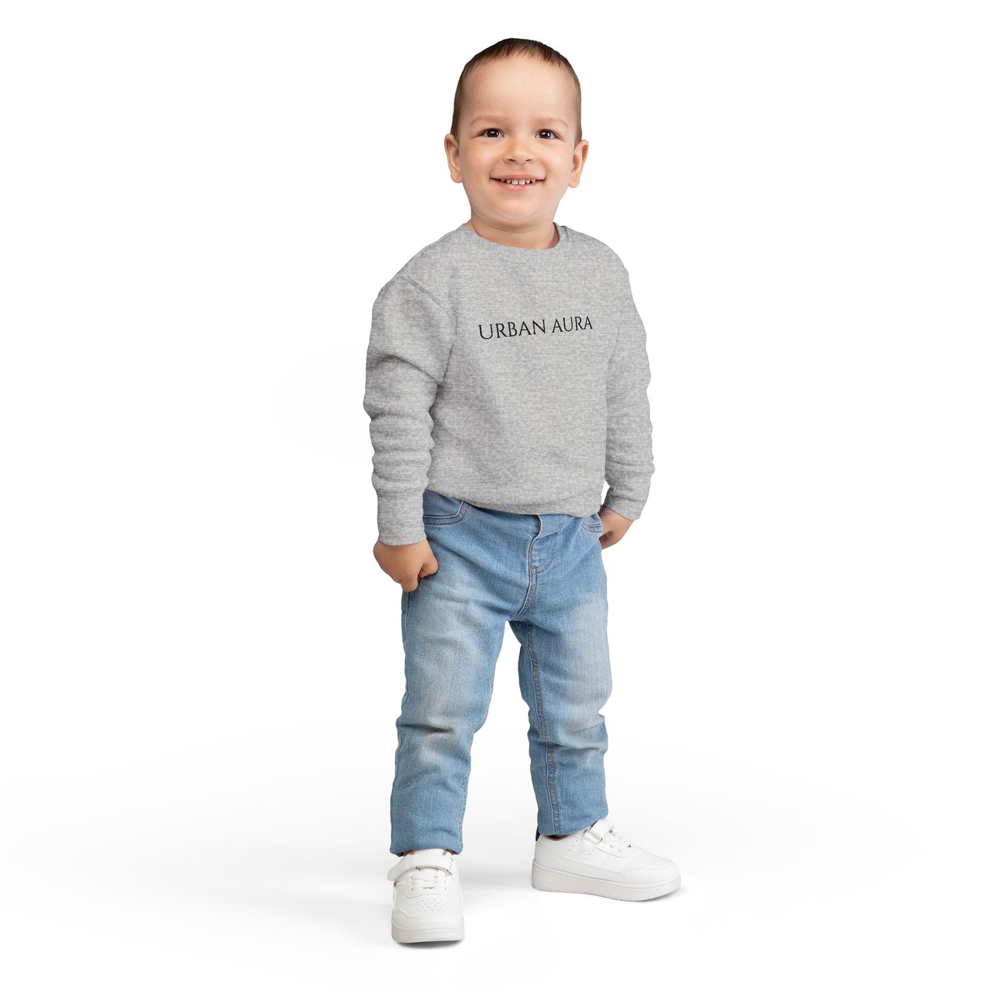 Toddler Sweatshirt — "Urban Aura" Minimalist Kids Pullover